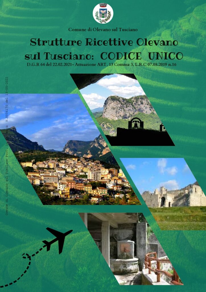 Strutture Ricettive Olevano sul Tusciano: CODICE UNICO